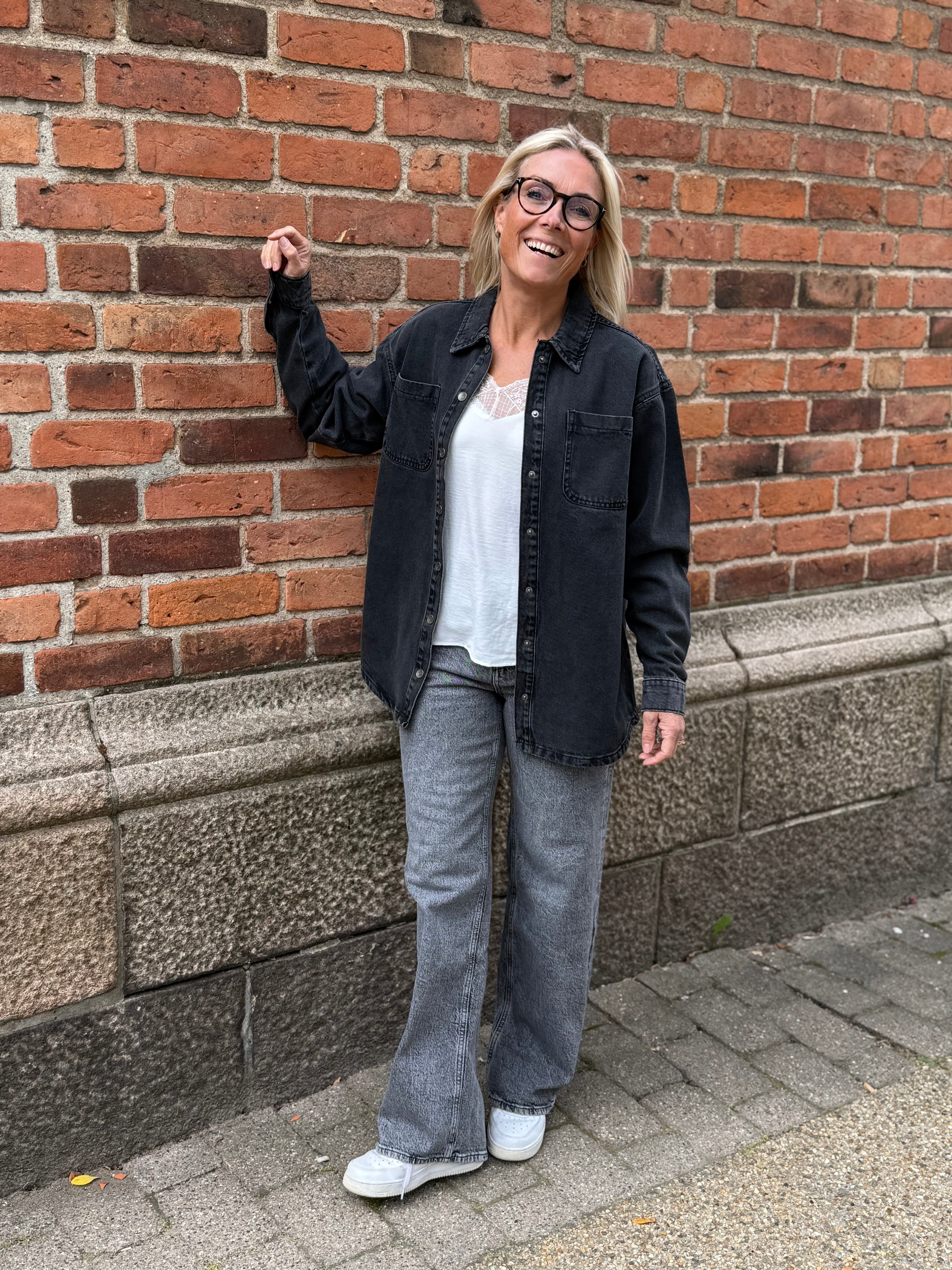 NMALVA Jacket - Black Denim